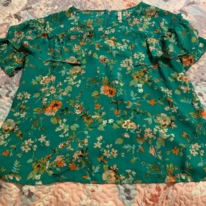 Blouse from target back zipper detail